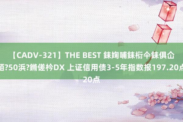 【CADV-321】THE BEST 銇婅哺銇椼仐銇俱仚銆?50浜?鏅傞枔DX 上证信用债3-5年指数报197.20点