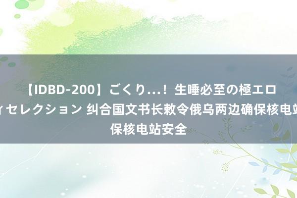 【IDBD-200】ごくり…！生唾必至の極エロボディセレクション 纠合国文书长敕令俄乌两边确保核电站安全