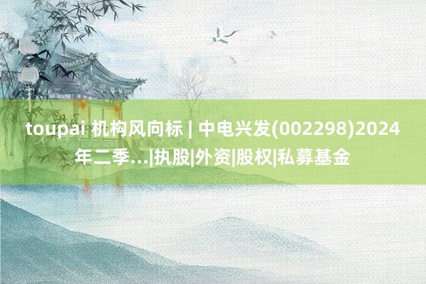 toupai 机构风向标 | 中电兴发(002298)2024年二季...|执股|外资|股权|私募基金