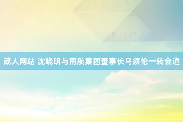 荿人网站 沈晓明与南航集团董事长马须伦一转会道